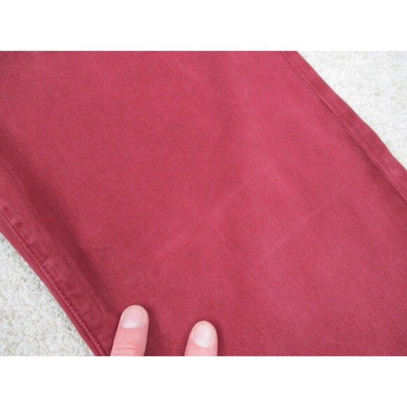 AG Adriano Goldschmied Pants Mens 36 Red Graduate Tailored Leg Chino 36x28 * - Picture 6 of 16
